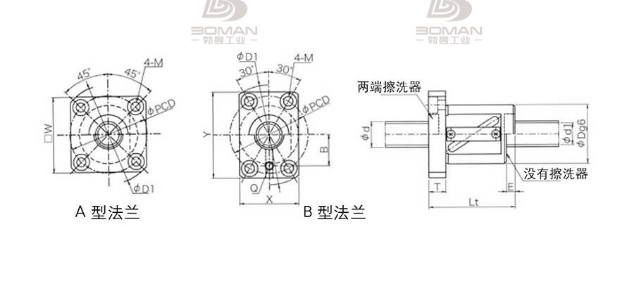 KURODA GR152FDS-BAPR 日本黑田精工丝杠钢珠安装方法