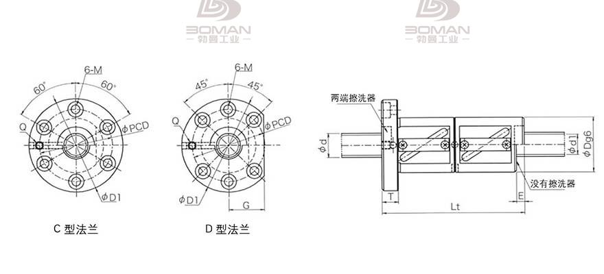 KURODA GR2810DD-DAPR 黑田精工丝杆规格说明