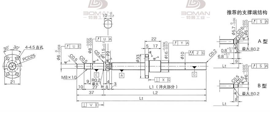 KURODA DP1002JS-HDNR-0220B-C3S 黑田精工的滚珠丝杆怎么样