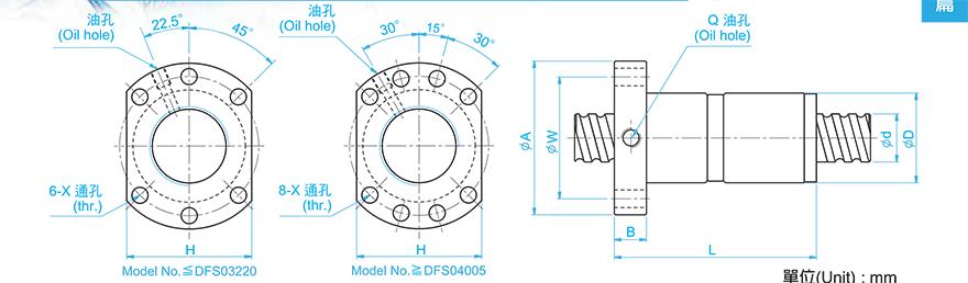 TBI DFS04020-2.8 tbi滚珠丝杆与螺母的安装方法