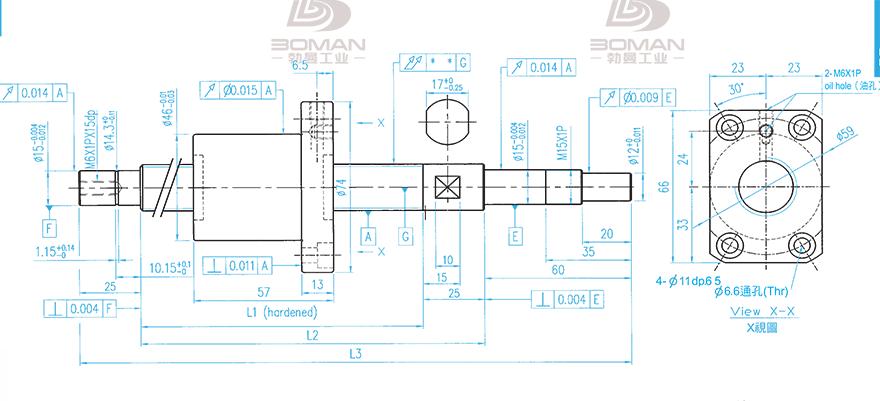 TBI XSVR02010B1DGC5-899-P1 tbi丝杆螺母尺寸